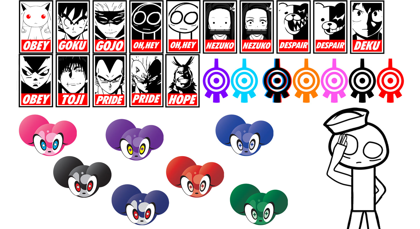 XPerimental Gacha/Mystery Sticker Pack